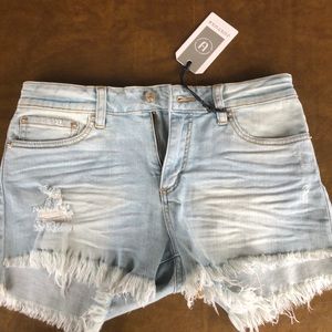 Denim shorts
